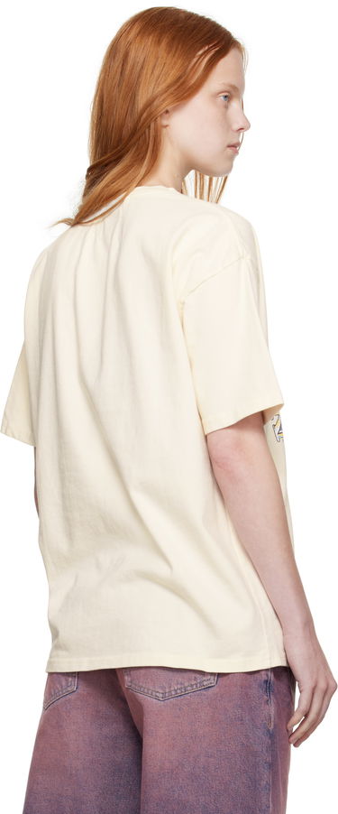 T-shirt Rhude Rhude 'Notting Hill' Graphic Eagle T-Shirt Beige | RHPF25TT13012, 2