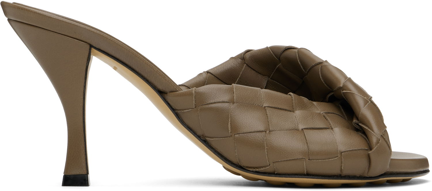 Tilbehør Bottega Veneta Bottega Veneta Blink Heeled Sandals Brun | 796455 V2ED0, 0