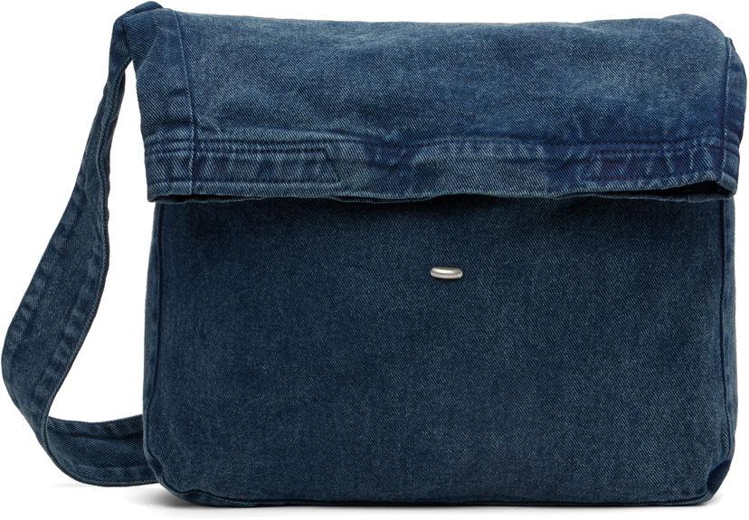 Skuldertaske OUR LEGACY OUR LEGACY Sling Denim Bag Blå | A4258SDP