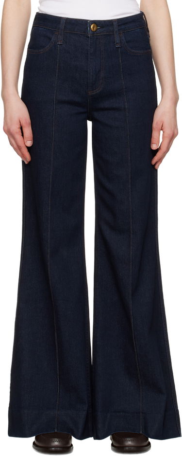 Jeans rag & bone rag & bone Skylar High-Rise Wide Leg Jeans Blå | WDD25S3008VSRI, 0