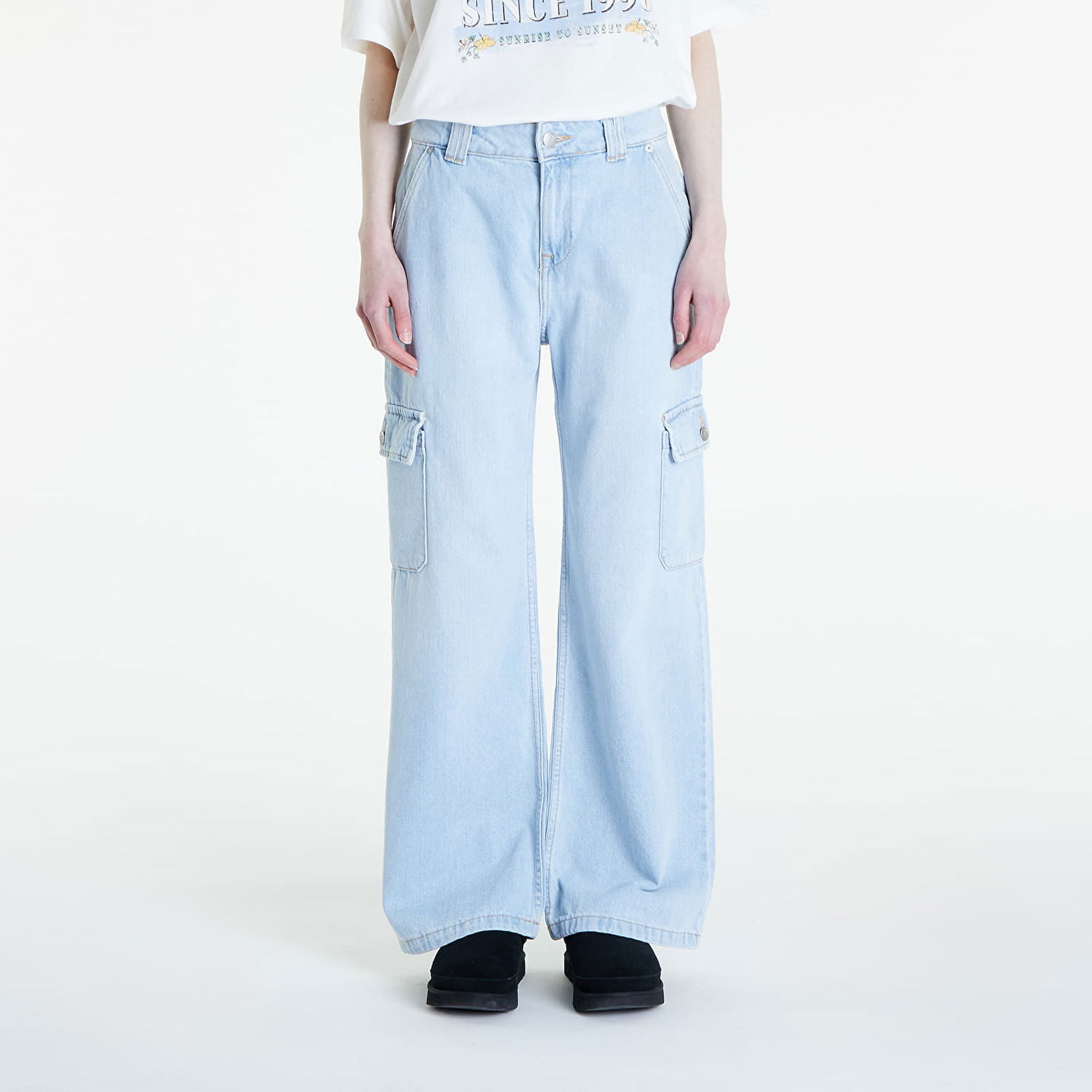 Cargo bukser Roxy Modern Vibe Mid Blue Blå | ERJDP03298-BFN0, 0