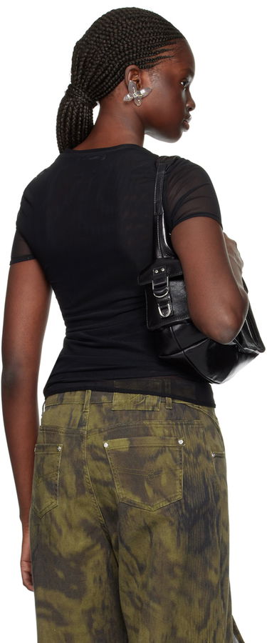 Cargo bukser Blumarine Blumarine Crystal Cut T-Shirt Grøn | P422T055A, 2