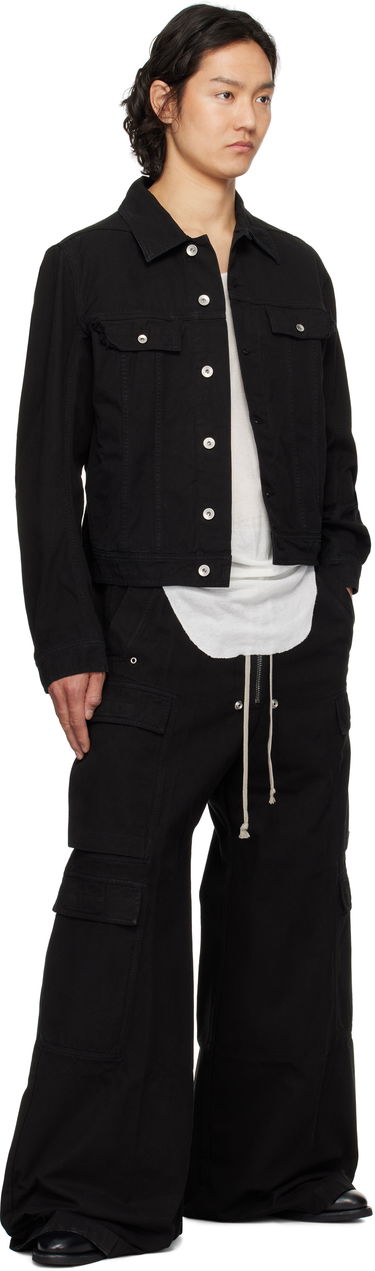 Cargo bukser Rick Owens Rick Owens DRKSHDW Hollywood Double Cargo Jumbo Belas Pants Sort | DU01E3398 CVS, 3