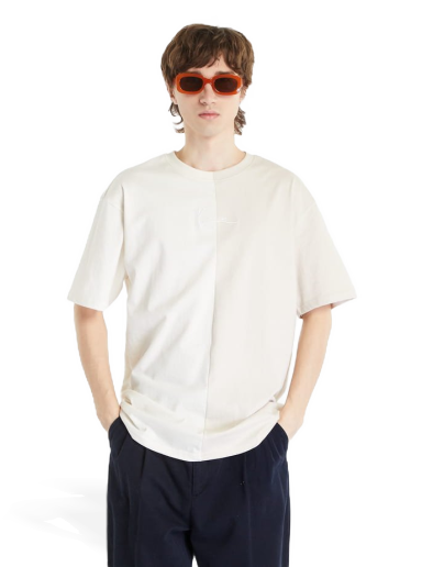 T-shirt Karl Kani Small Signature Split Tee Hvid | 6037488