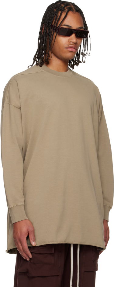 Sweatshirt Rick Owens DRKSHDW Concordians Tommy LS Sweatshirt Beige | DU02E7292 RIGP, 1