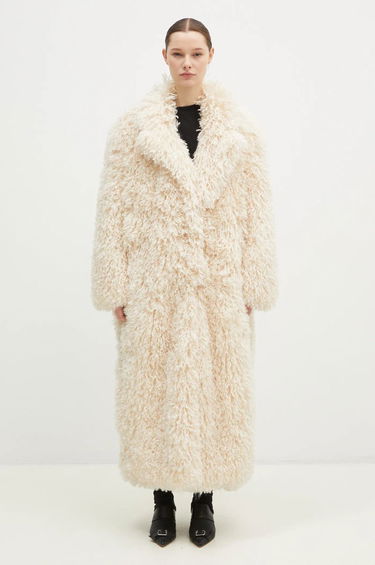 Frakker Fiorucci Women's Long Faux Fur Coat Hvid | U01FMOCO243FF02WH02, 0