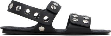 Smykker Khaite Khaite Boden Studded Leather Sandals Sort | F3086-930, 0