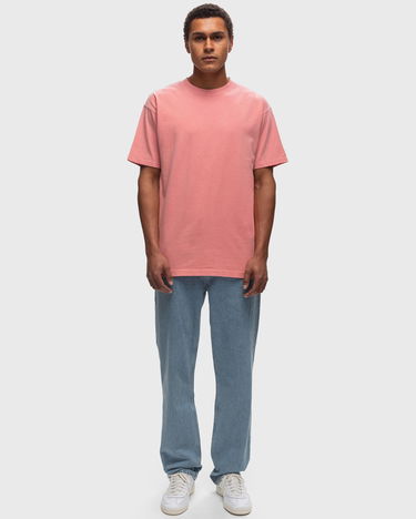 T-shirt BSTN Basic Crew Neck Short Sleeve T-Shirt Lyserød | BEASTIN-PLAIN19-UND-20, 2
