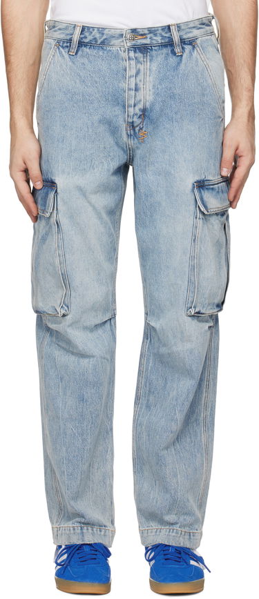Cargo bukser Ksubi Ksubi Riot Rekon Denim Cargo Pants Blå | MPS25PA008, 0