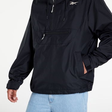 Jakke Reebok Vector Fleece Anorak Sort | HG8932, 1