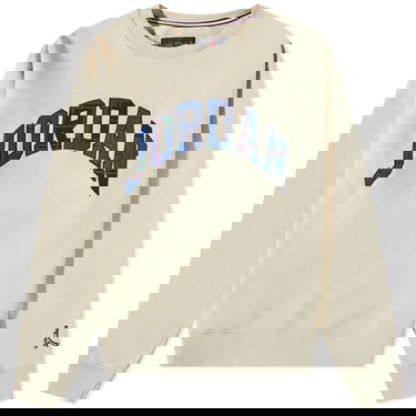 Sweatshirt Jordan Air Jordan Check Logo Crewsweat Beige | DV1574-206, 0
