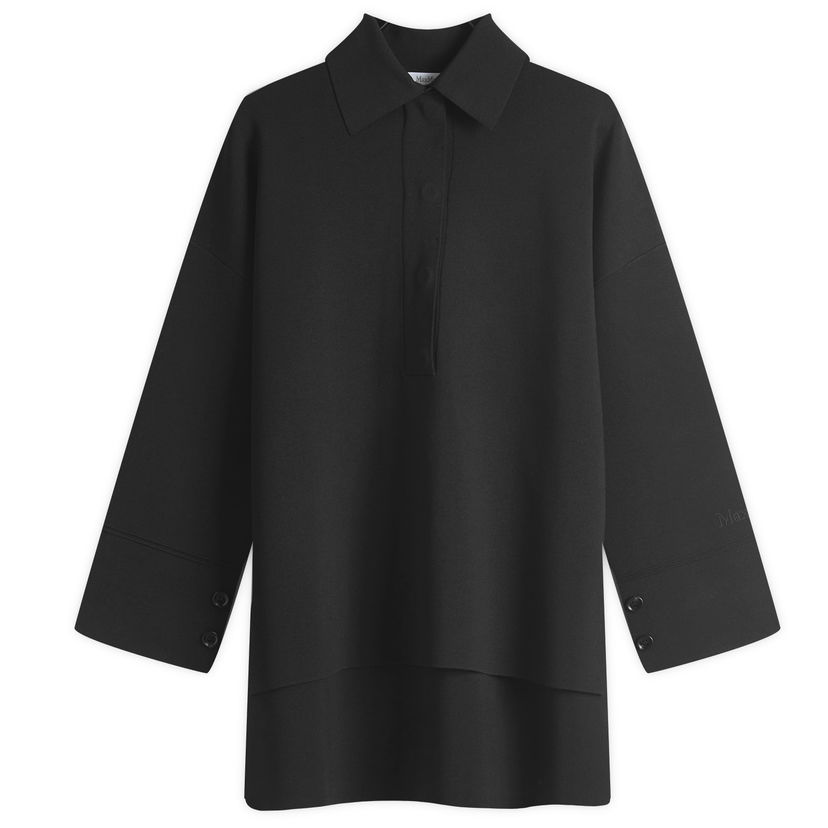 Sweater Max Mara Max Mara Vand Polo Shirt Sort | 2511361068600-Black