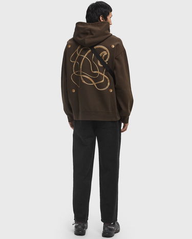 Sweatshirt Carhartt WIP Hooded Charm Link Sweatshirt Brun | I034423_9, 2