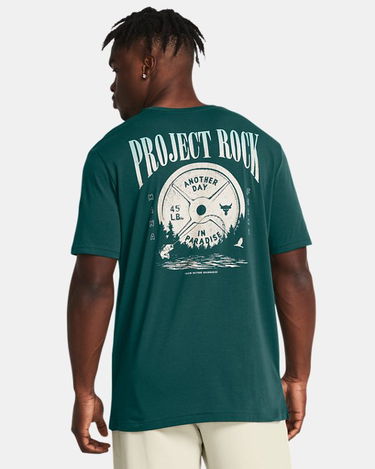 T-shirt Under Armour Project Rock Day Kurzarm-Shirt Grøn | 1383221-449, 1
