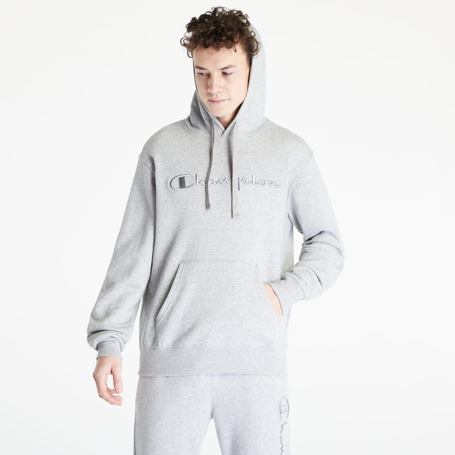 Sweatshirt Champion Hooded Sweatshirt Grå | 218486 CHA EM031, 0