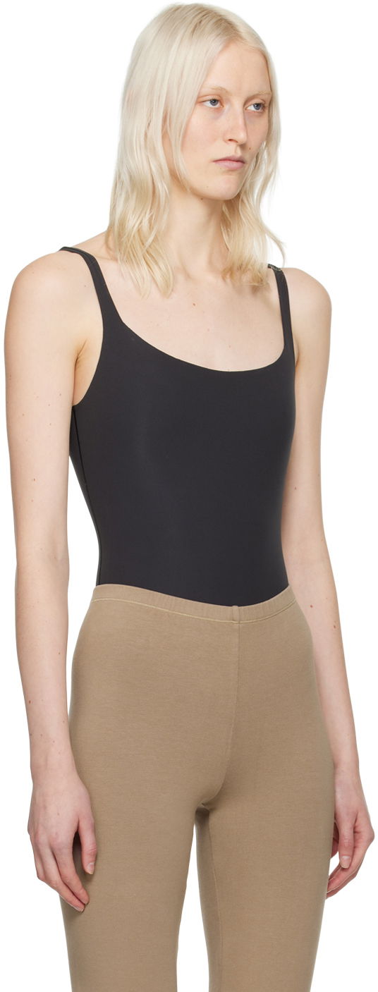 Krop SKIMS SKIMS Fits Everybody Square Neck Bodysuit Sort | BS-SCN-0294, 1