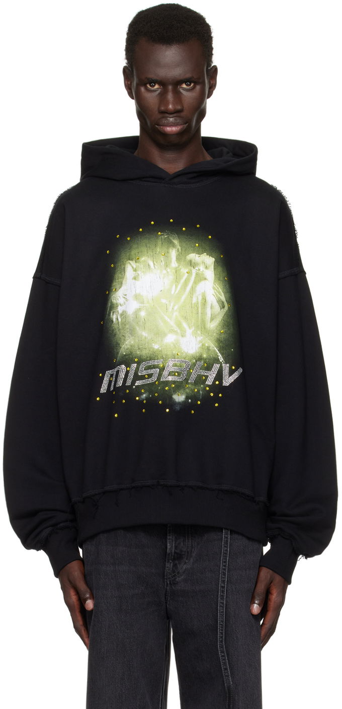 Sweatshirt MISBHV 2001 Graphic Hoodie Sort | 241M213, 0