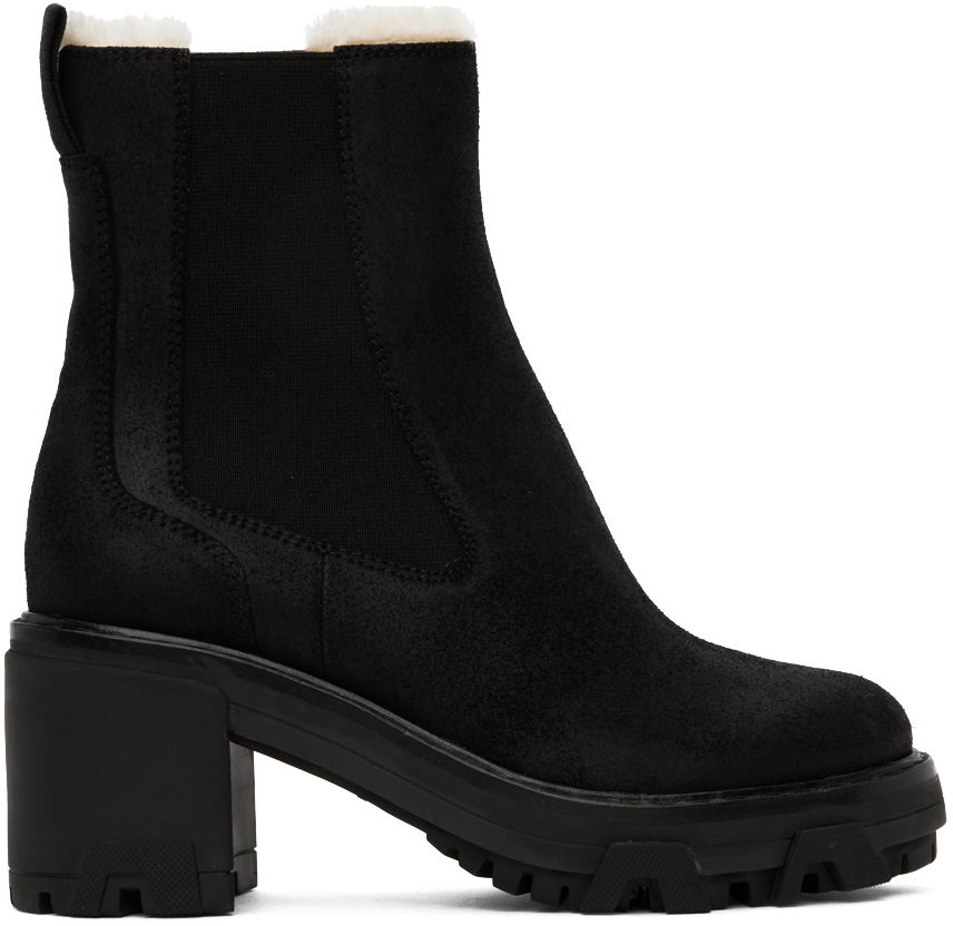Skopleje rag & bone Rag & Bone Shiloh Shearling Boots Sort | WFF23FF028RJ28, 0