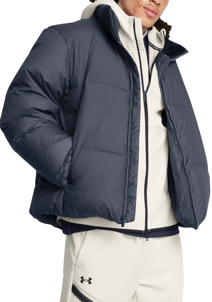 Puffer jakke Under Armour Limitless Down Puffer Jacket Mørkeblå | 1384643-044