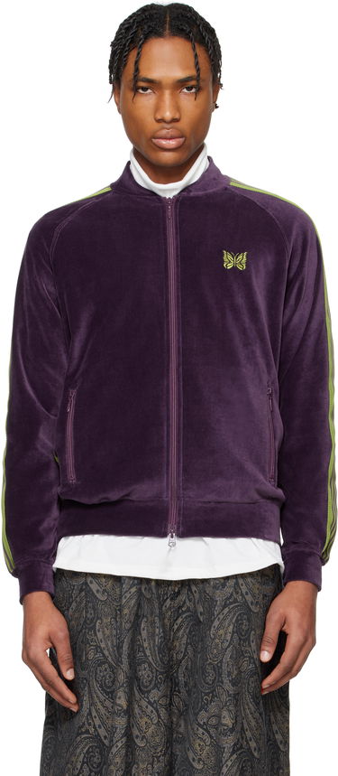 Sweatshirt Needles Needles Rib Collar Track Jacket Lilla | QV319, 0