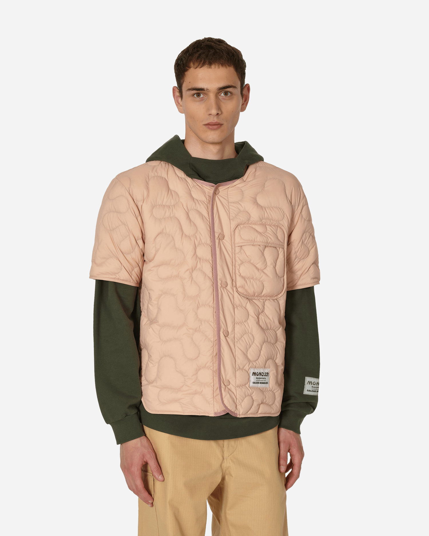 Skjorte Moncler Salehe Bembury Padded Beige | 2F00002M3224 51J, 1