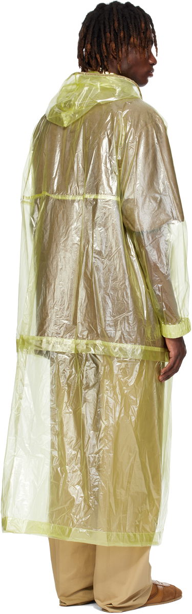 Regnfrakke Dries Van Noten Dries Van Noten Sheer Taffeta Coat Gul | 251-020552-1258, 2