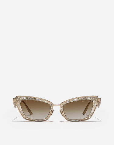 Solbriller Dolce & Gabbana Dolce & Gabbana Dg Lace Sunglasses Brun | VG2311VA46E9V000, 0