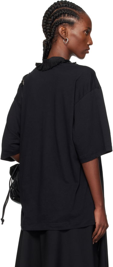 T-shirt Ann Demeulemeester Ann Demeulemeester Danvald High Comfort Graphic T-Shirt Sort | 2520-W-JTS06-54-C-FA206-099, 2