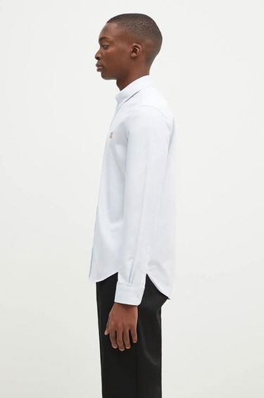 Skjorte MAISON KITSUNÉ Mini Fox Head Classic Shirt Blå | MM00413WC5012, 1