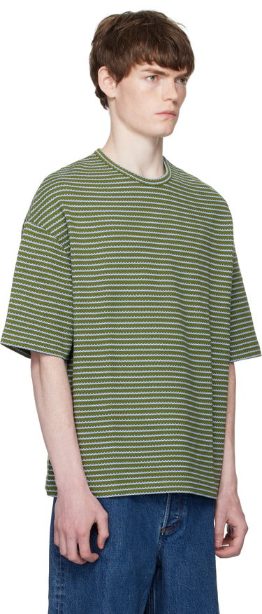 T-shirt A.P.C. A.P.C. Bahia Striped T-Shirt Grøn | COHJD-H26231, 1