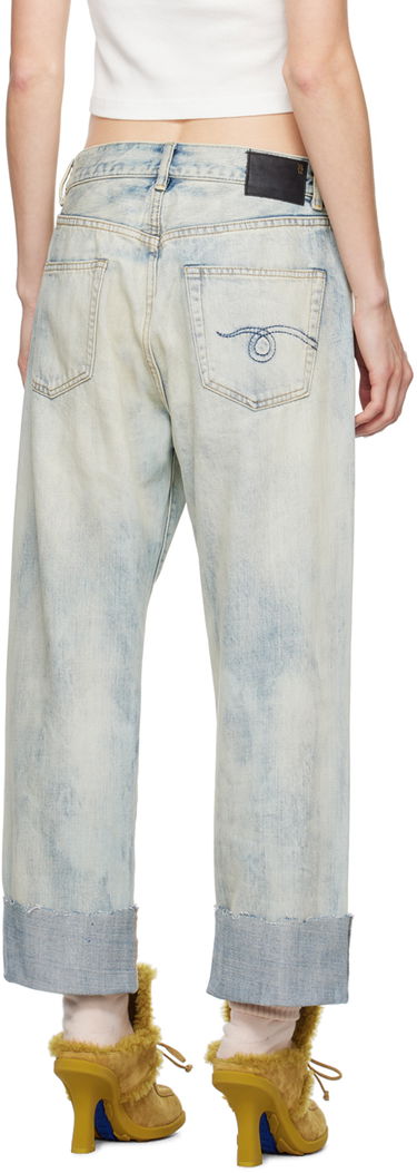Jeans R13 R13 Cuffed X-Boyfriend Jeans Blå | R13WD111-D218C, 2