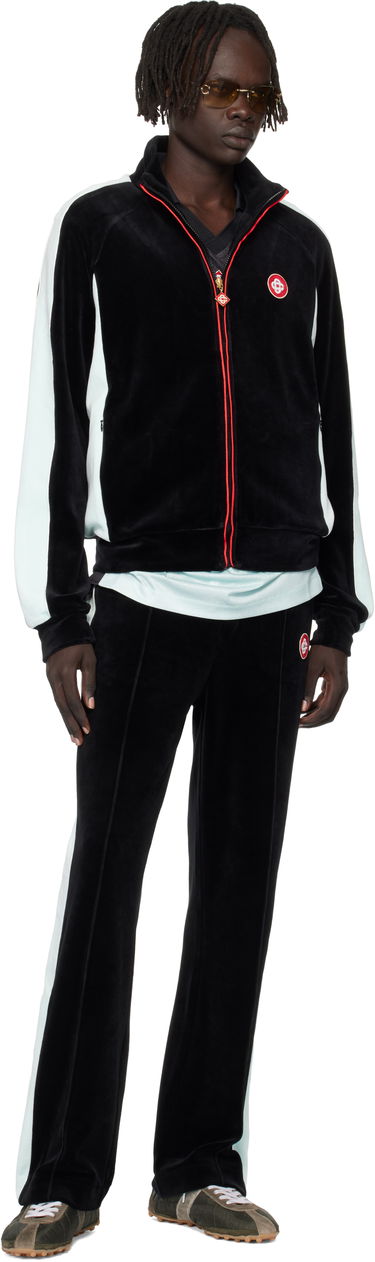 Jakke Casablanca Casablanca Velour Track Jacket Sort | MPF25-JTP-395-01, 3