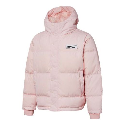 Puffer jakke Puma Hooded Down Jacket Lyserød | 534486-36