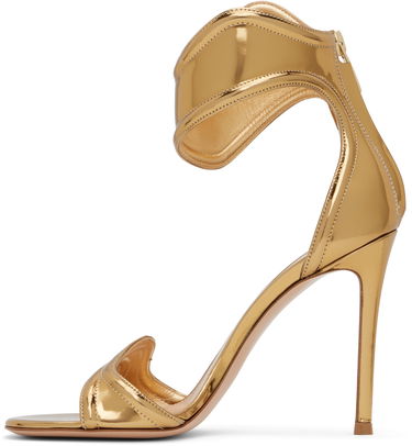 Sneakers og sko Gianvito Rossi Gianvito Rossi Lucrezia Heeled Sandals Metalisk | G61705-15RIC-MET, 2