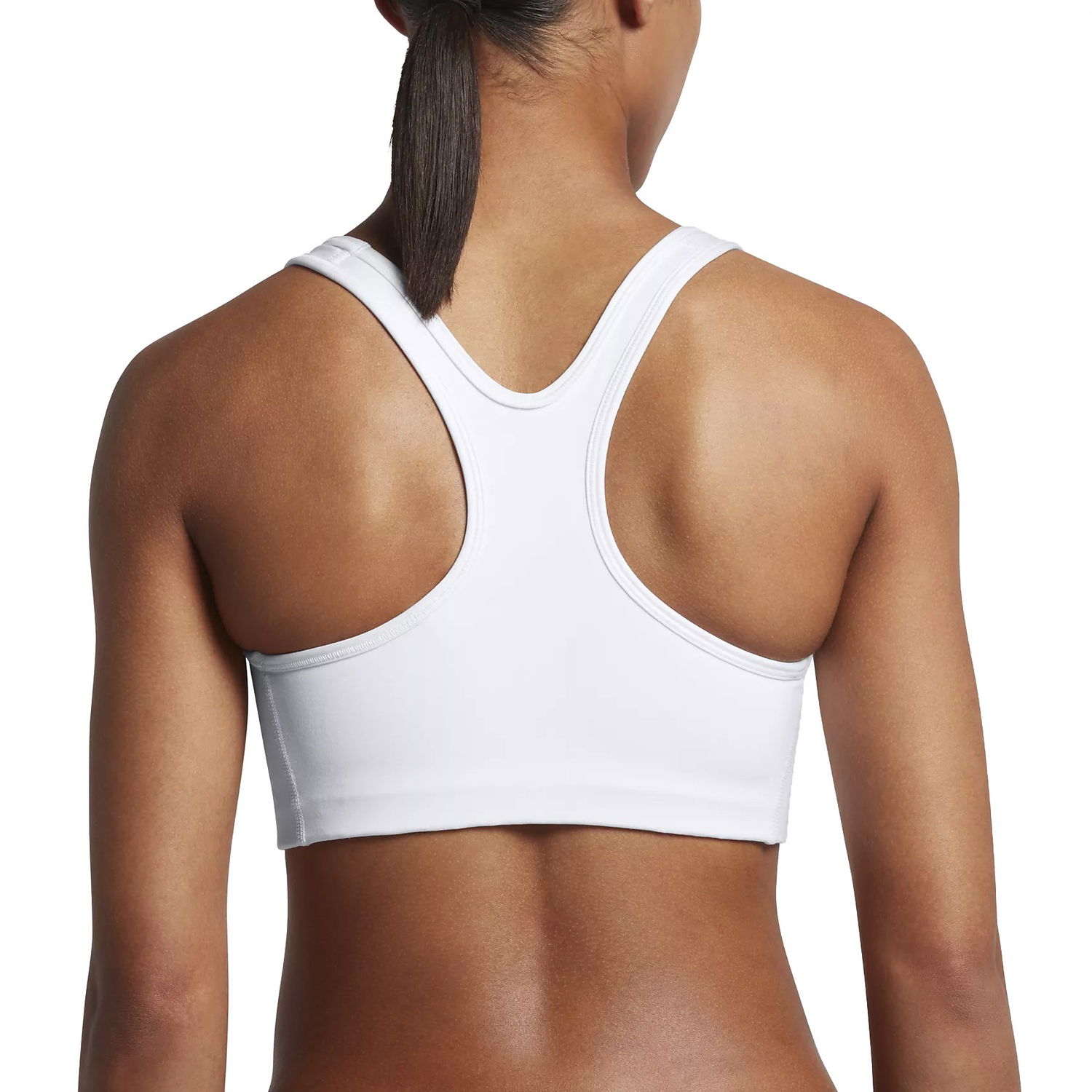 Bh Nike Nike Swoosh Futura Sports Bra Hvid | 899370-100, 1