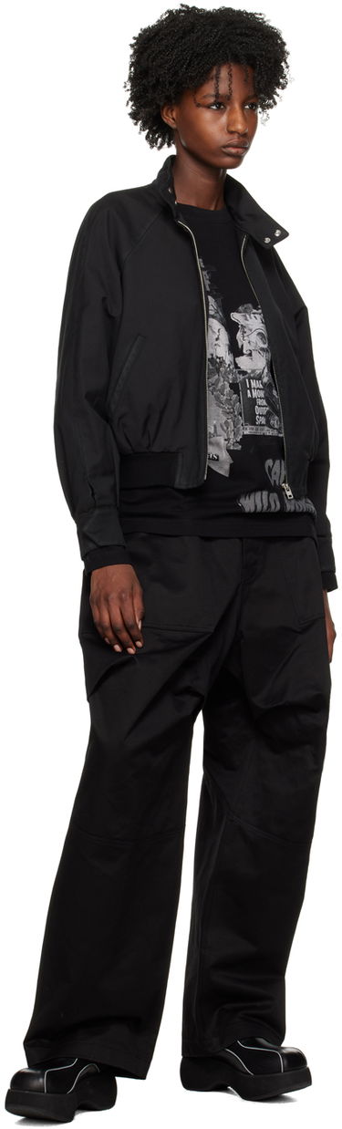 Cargo bukser We11done We11done Paneled Trousers Sort | WD-PT1-23-238-W-BK, 3