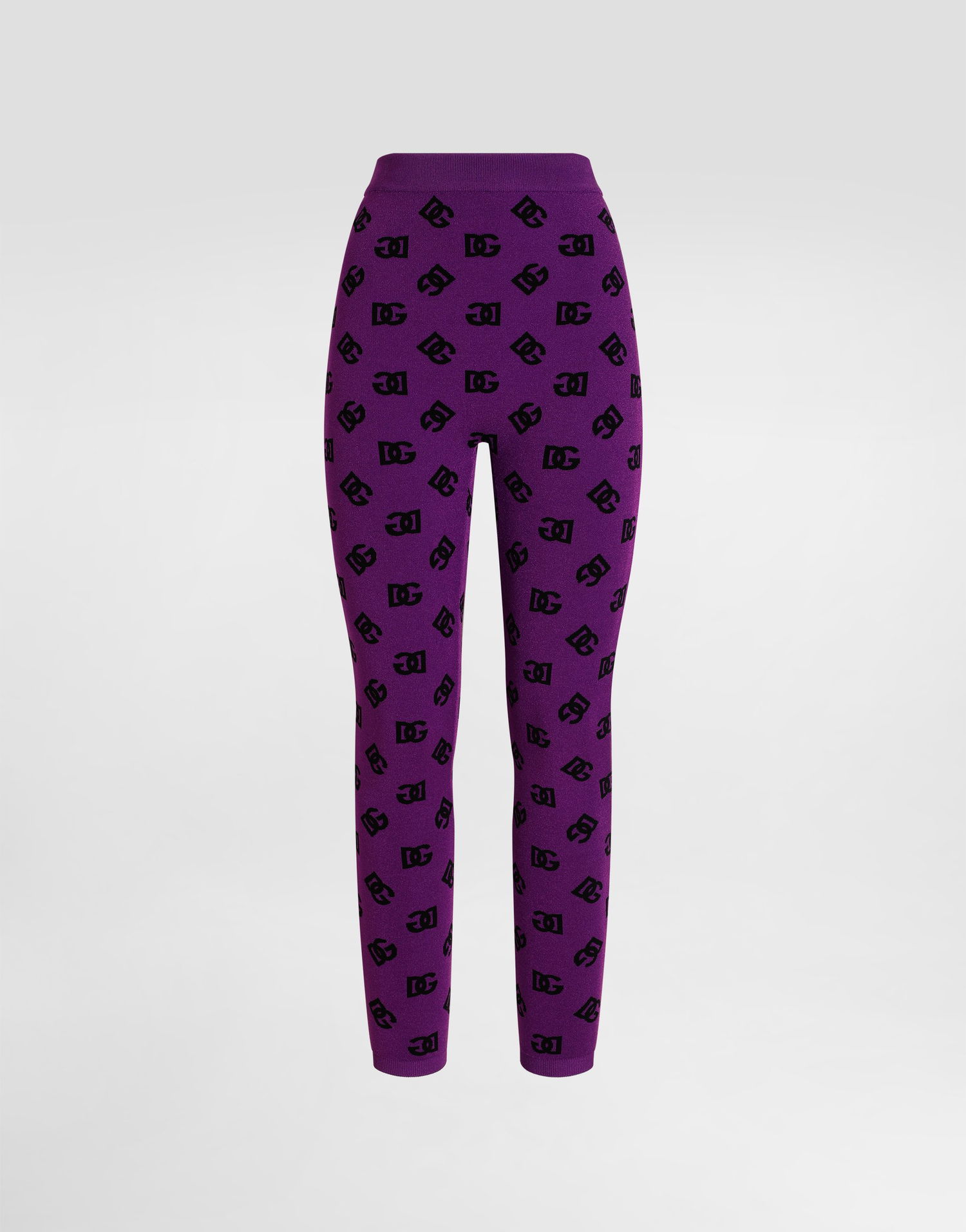 Leggings Dolce & Gabbana Dolce & Gabbana Jacquard Leggings Lilla | FXI13TJGMB3F1540, 0
