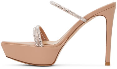 Sneakers og sko Gianvito Rossi Cannes Platform Sandals Beige | G16140.85RIC.XCN, 2