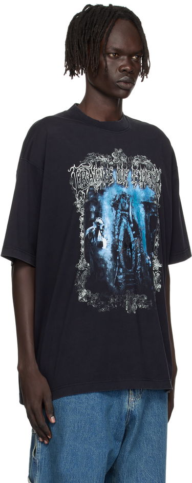 T-shirt VETEMENTS Vetements Cradle of Filth Oversized T-Shirt Sort | UCF76TR800B, 1