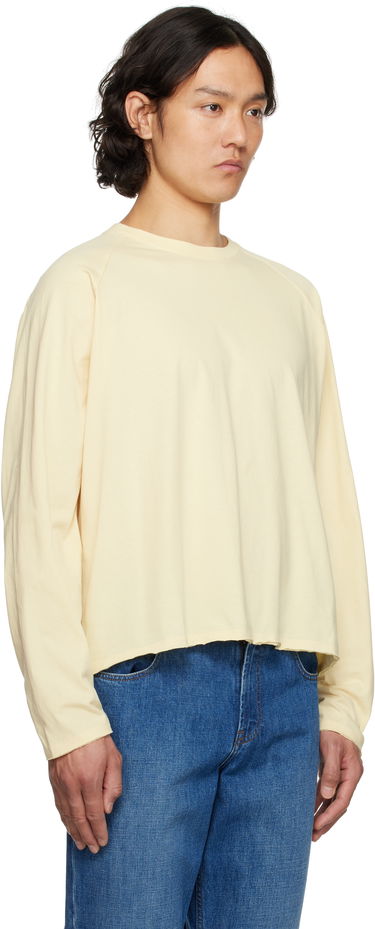 T-shirt The Row The Row Jameson Long Sleeve T-Shirt Gul | 875-K636, 1