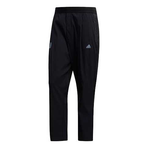 Bukser adidas Originals Woven Logo Pants Sort | FM9347