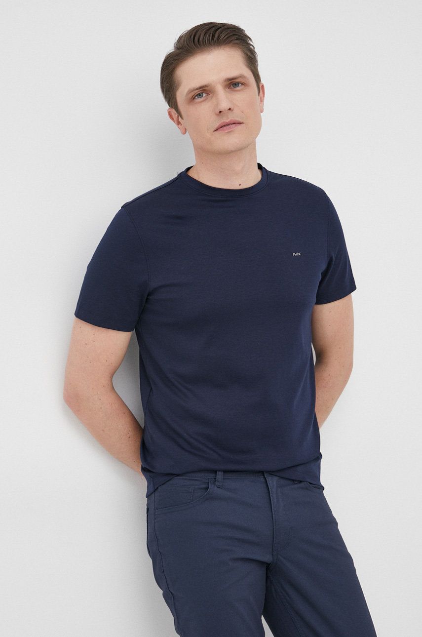 T-shirt Michael Kors Cotton Tee Mørkeblå | CB95FJ2C93, 0