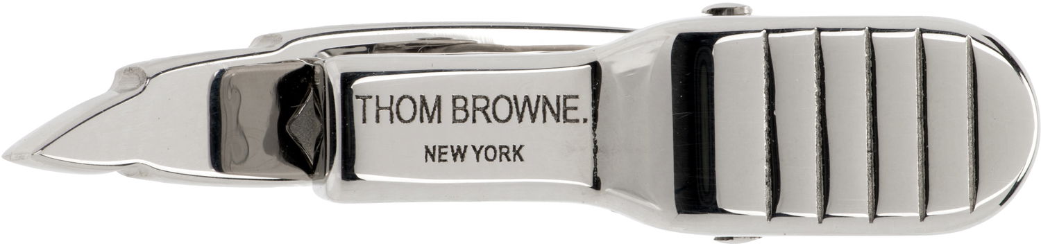 Stift Thom Browne Thom Browne Feather Tie Bar Metalisk | MZT018A-00002, 1