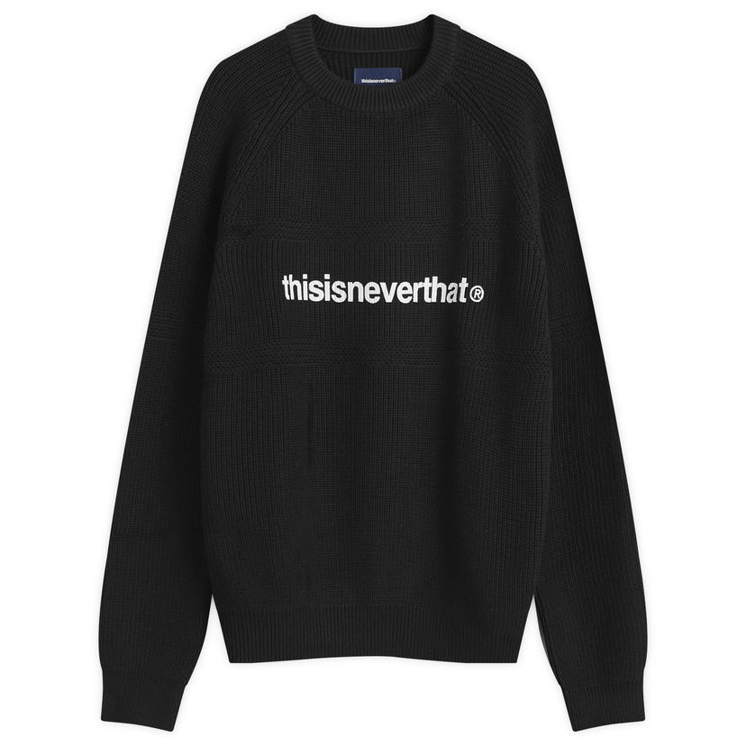 Sweater thisisneverthat T-Logo Knit Jumper Sort | TN253KKNPK01-BLK