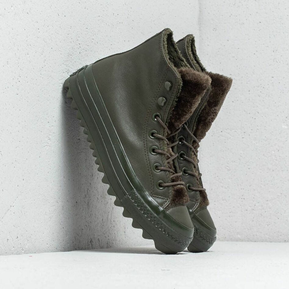 Sneakers og sko Converse Chuck Taylor All Stars Lift Ripple High Grøn | 562425C, 1