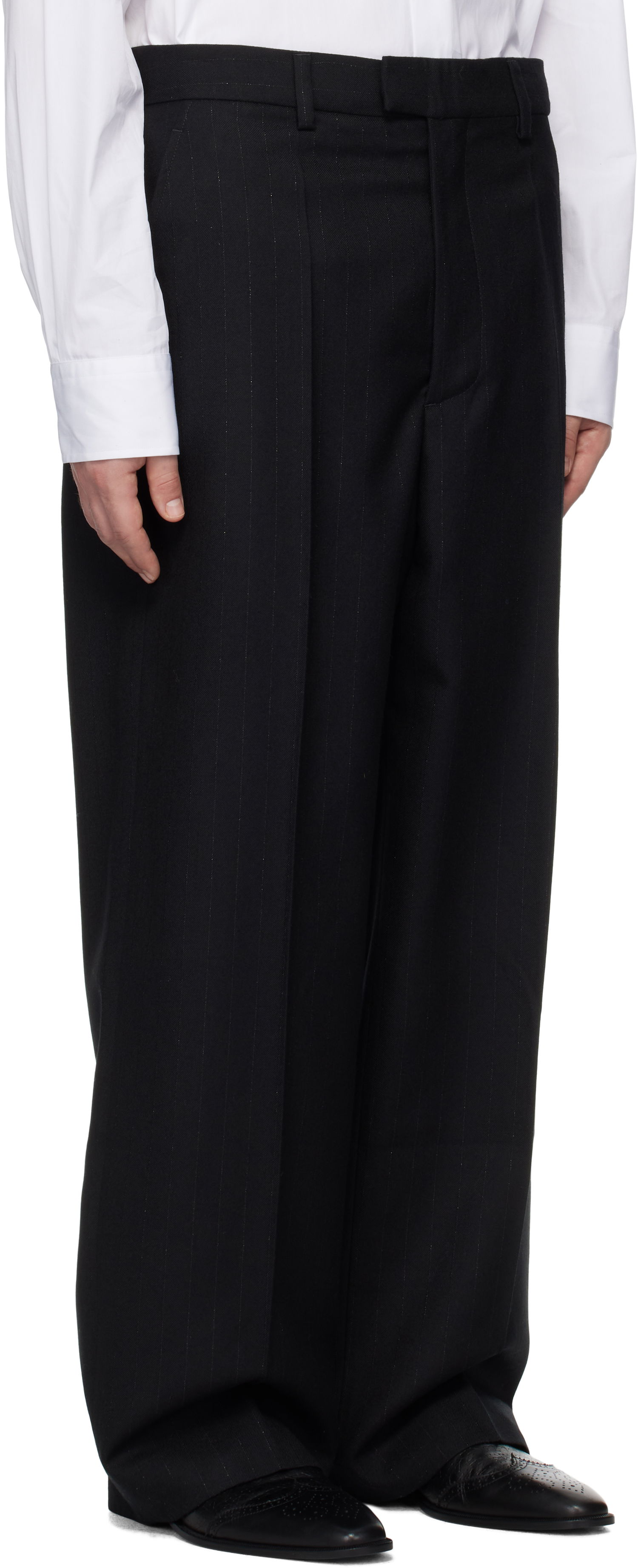 Bukser VETEMENTS Evening Tailored Pants Sort | UA66PA430B1, 1