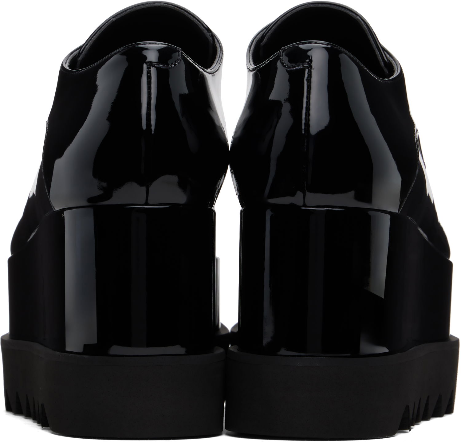 Sneakers og sko Stella McCartney Elyse Monochrome Platform Derbys Sort | 810479AP0AT0, 1