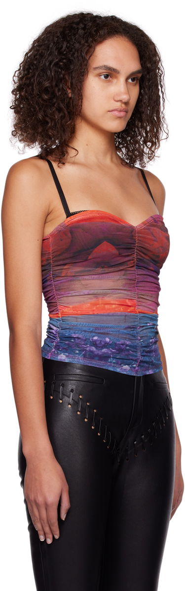 Tanktop Miaou Miaou Renzo Ruched Mesh Camisole Flerfarvet | 7064PM1OAS, 1