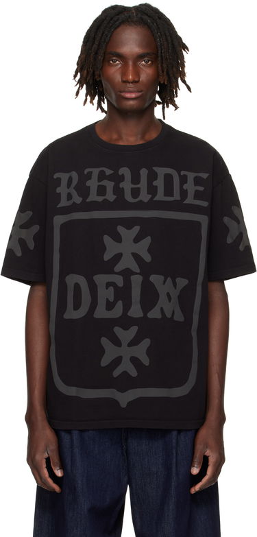 T-shirt Rhude Rhude 'Deix' Shield Oversized T-Shirt Sort | RHPF25TT08012, 0