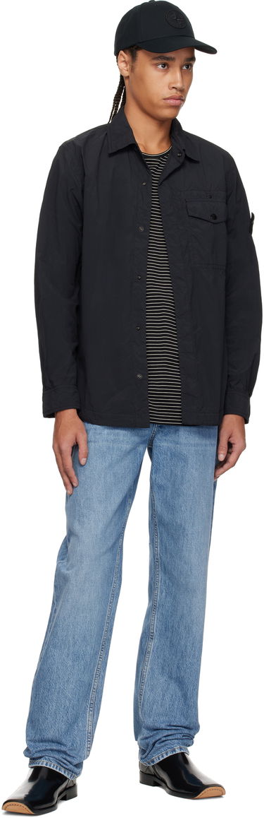 Skjorte Stone Island Stone Island Nylon Overshirt Sort | K1S15 1100003 S00F6, 4